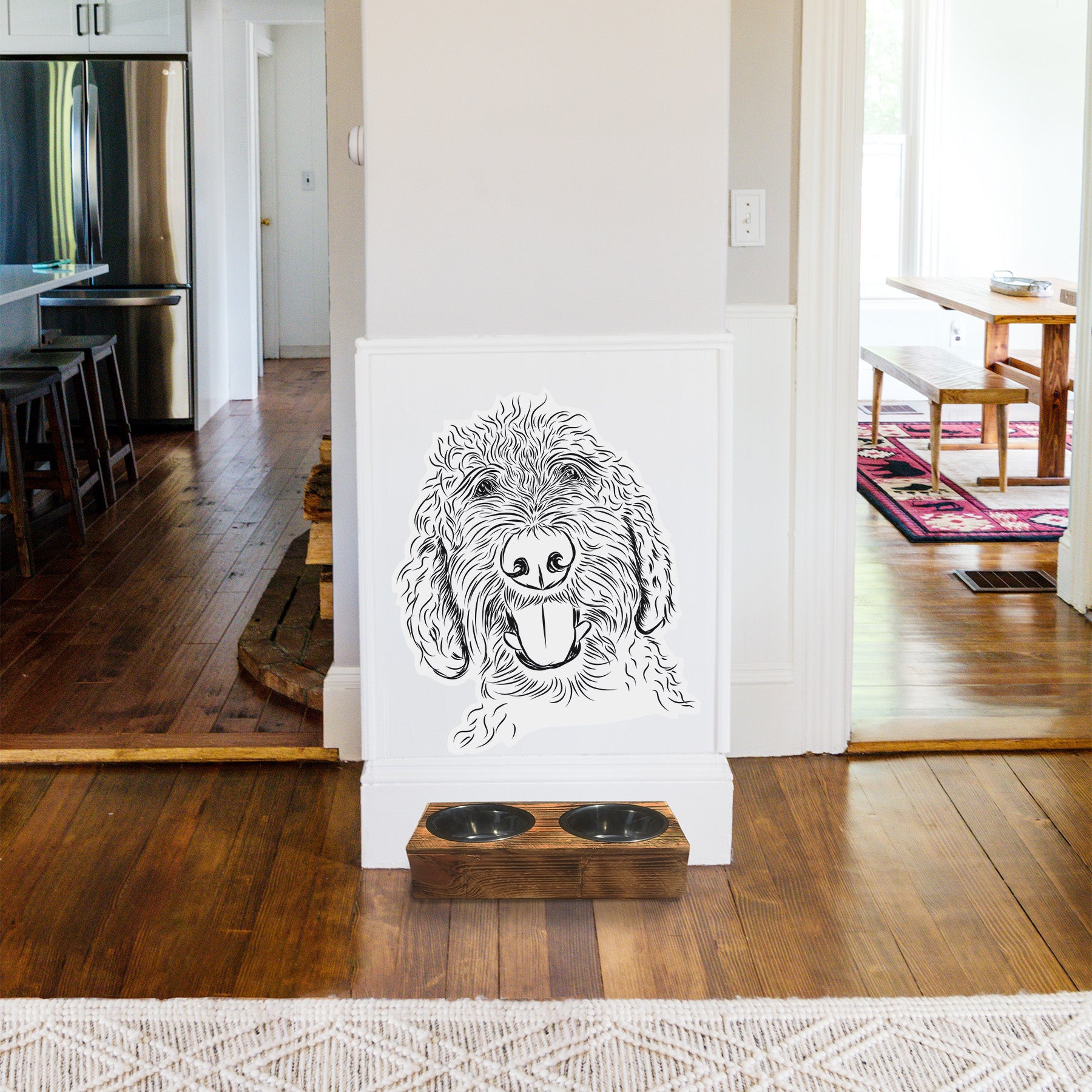 Dixie the Goldendoodle - Wall Decal