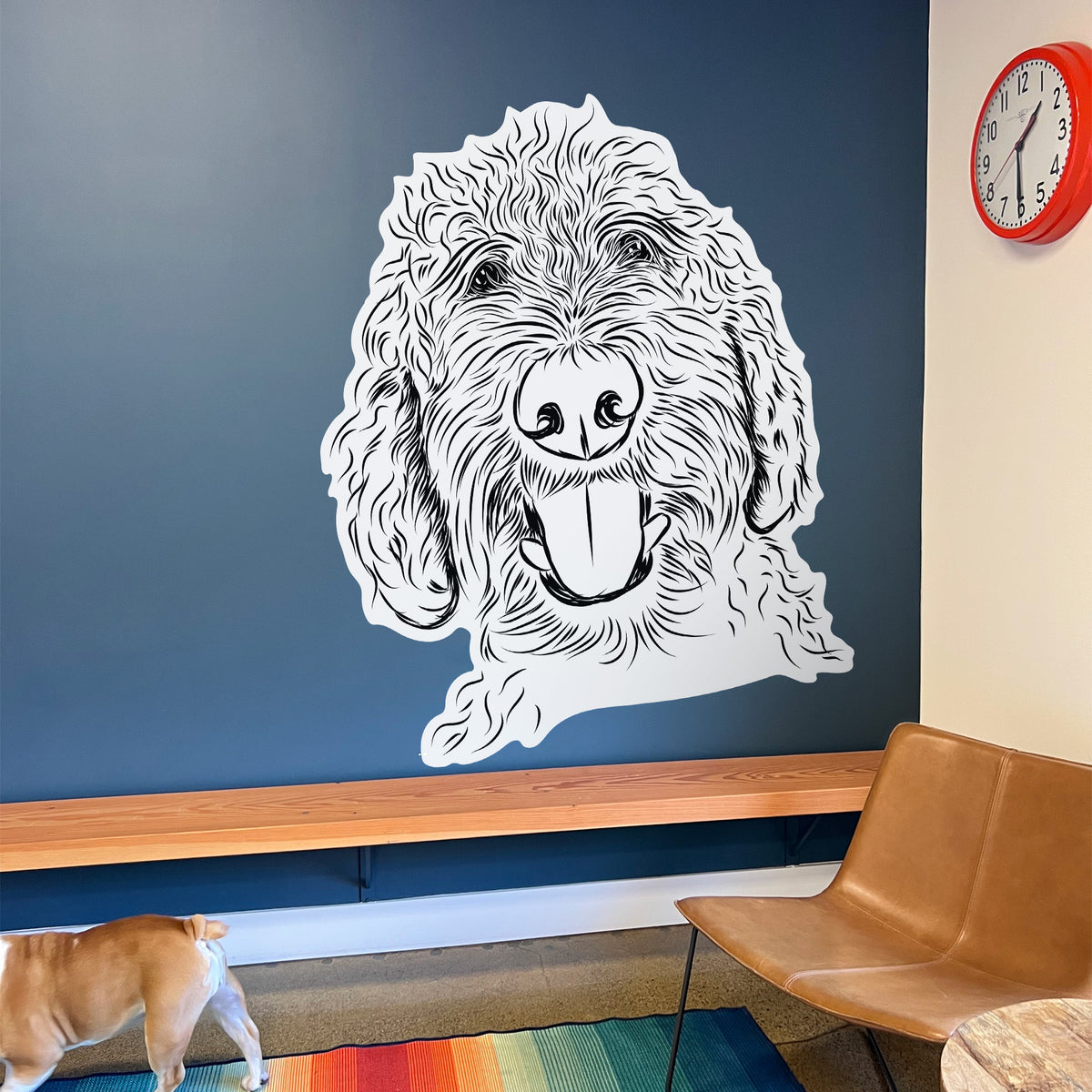 Dixie the Goldendoodle - Wall Decal