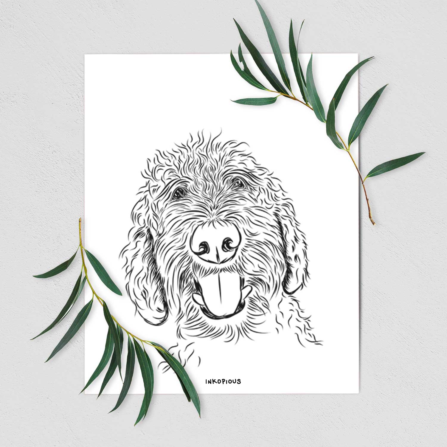 Dixie the Doodle Art Print