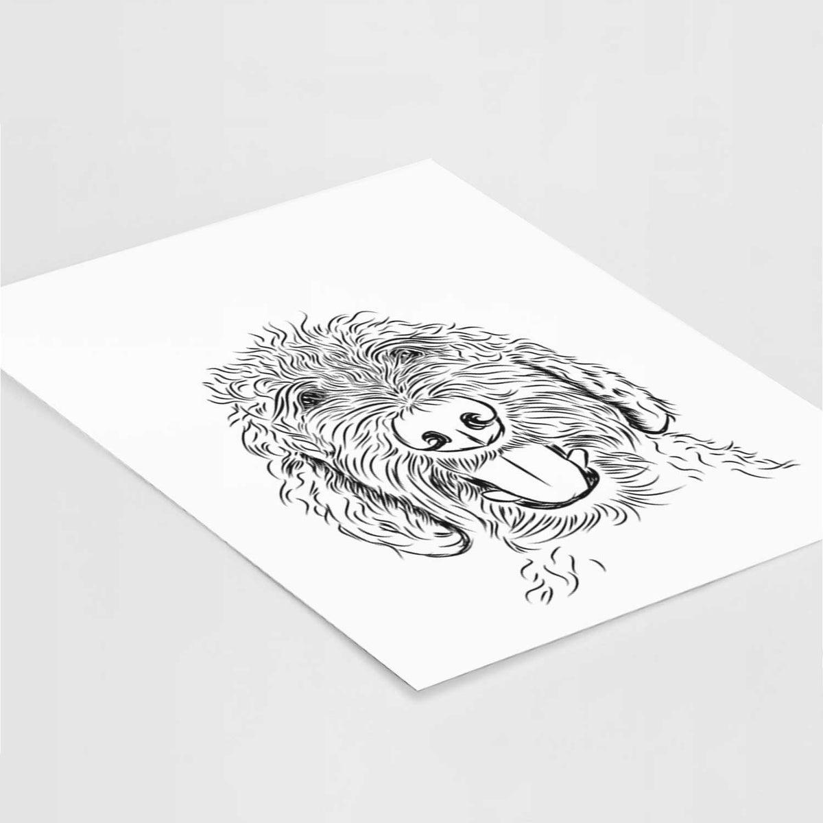 Dixie the Doodle Art Print