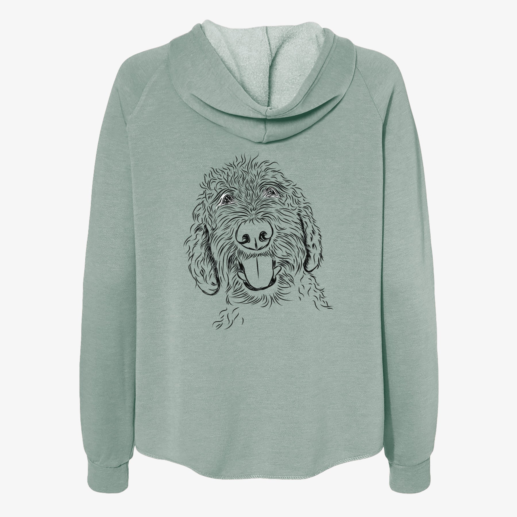 Dixie the Doodle - Women's Cali Wave Zip-Up Sweatshirt