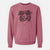 Bare Dizzy the Border Collie - Unisex Pigment Dyed Crew Sweatshirt