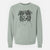 Bare Dizzy the Border Collie - Unisex Pigment Dyed Crew Sweatshirt