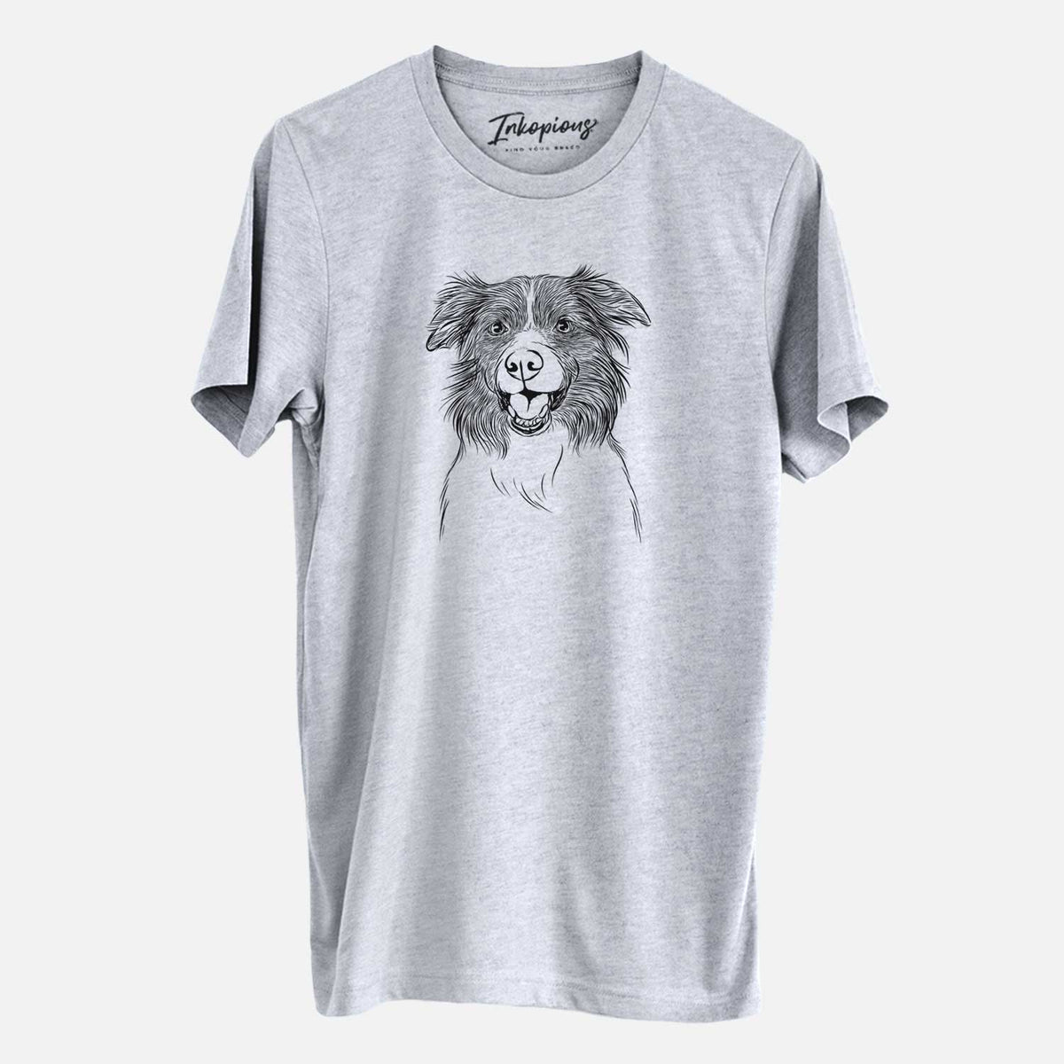 Bare Dizzy the Border Collie - Unisex Crewneck