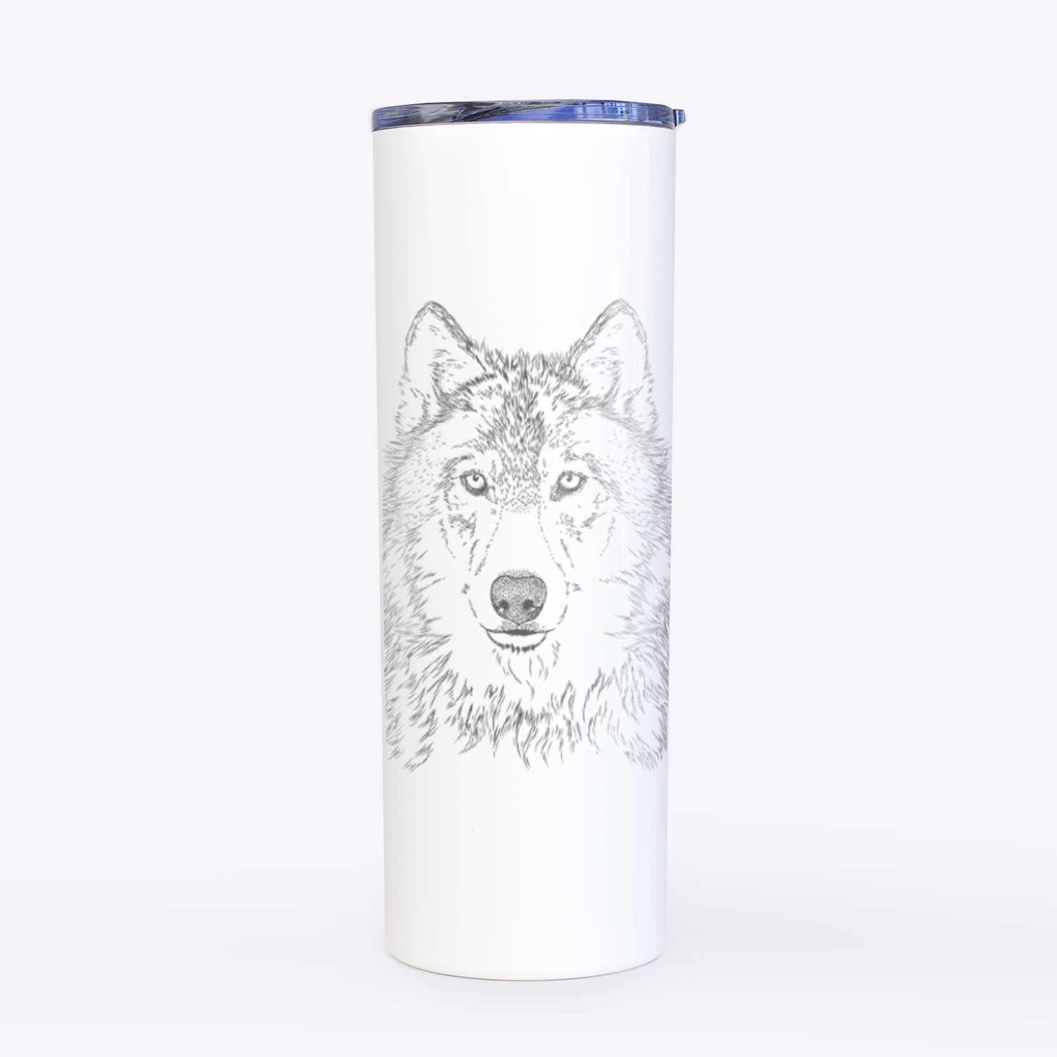 Django the Grey Wolf - 20oz Skinny Tumbler