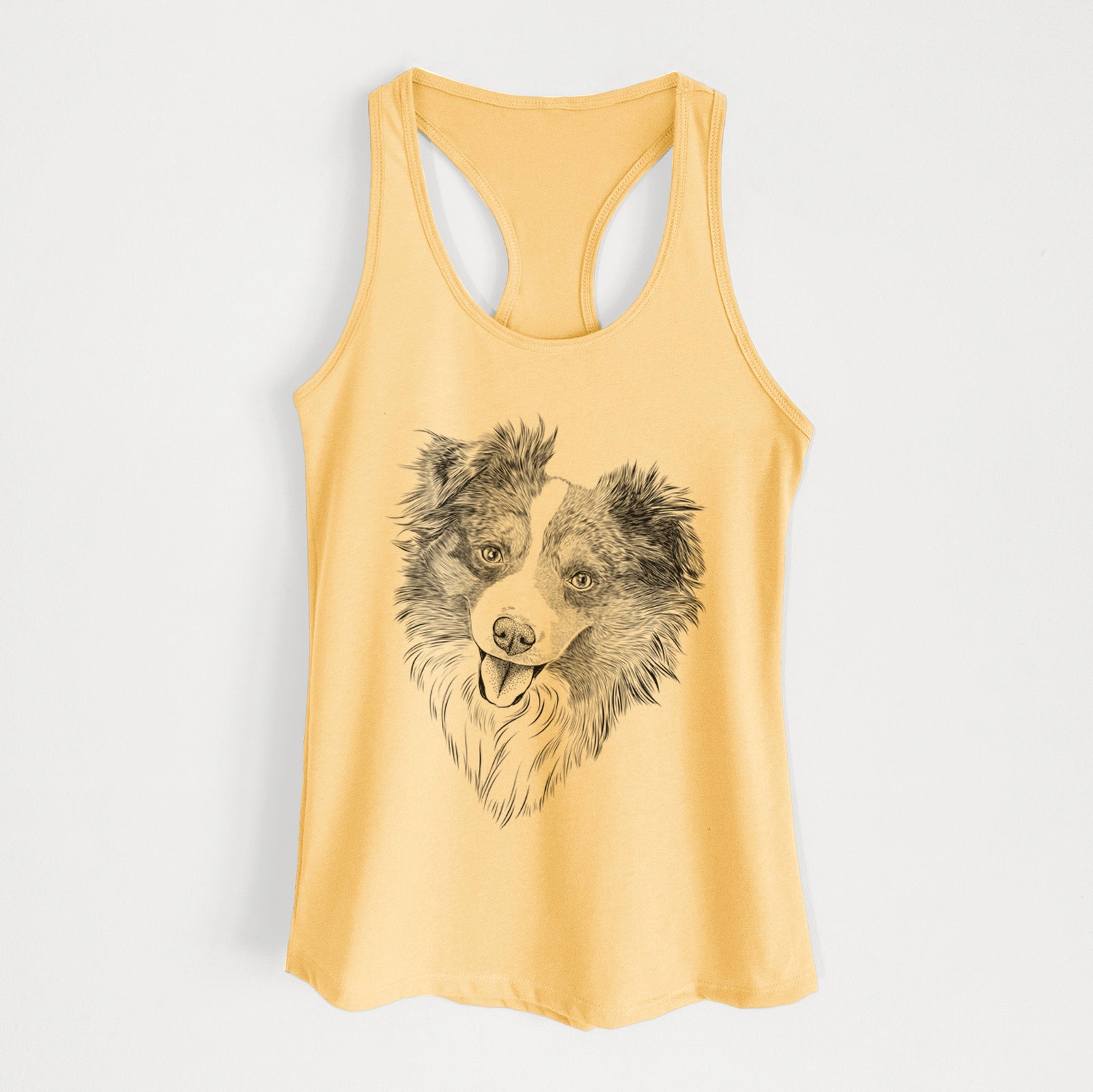 Doc the Mini Aussie - Women's Racerback Tanktop