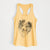 Doc the Mini Aussie - Women's Racerback Tanktop