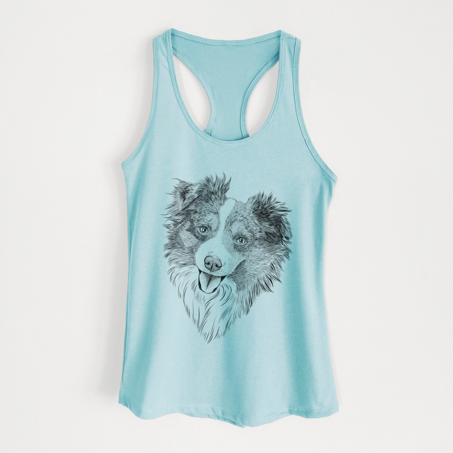 Doc the Mini Aussie - Women's Racerback Tanktop