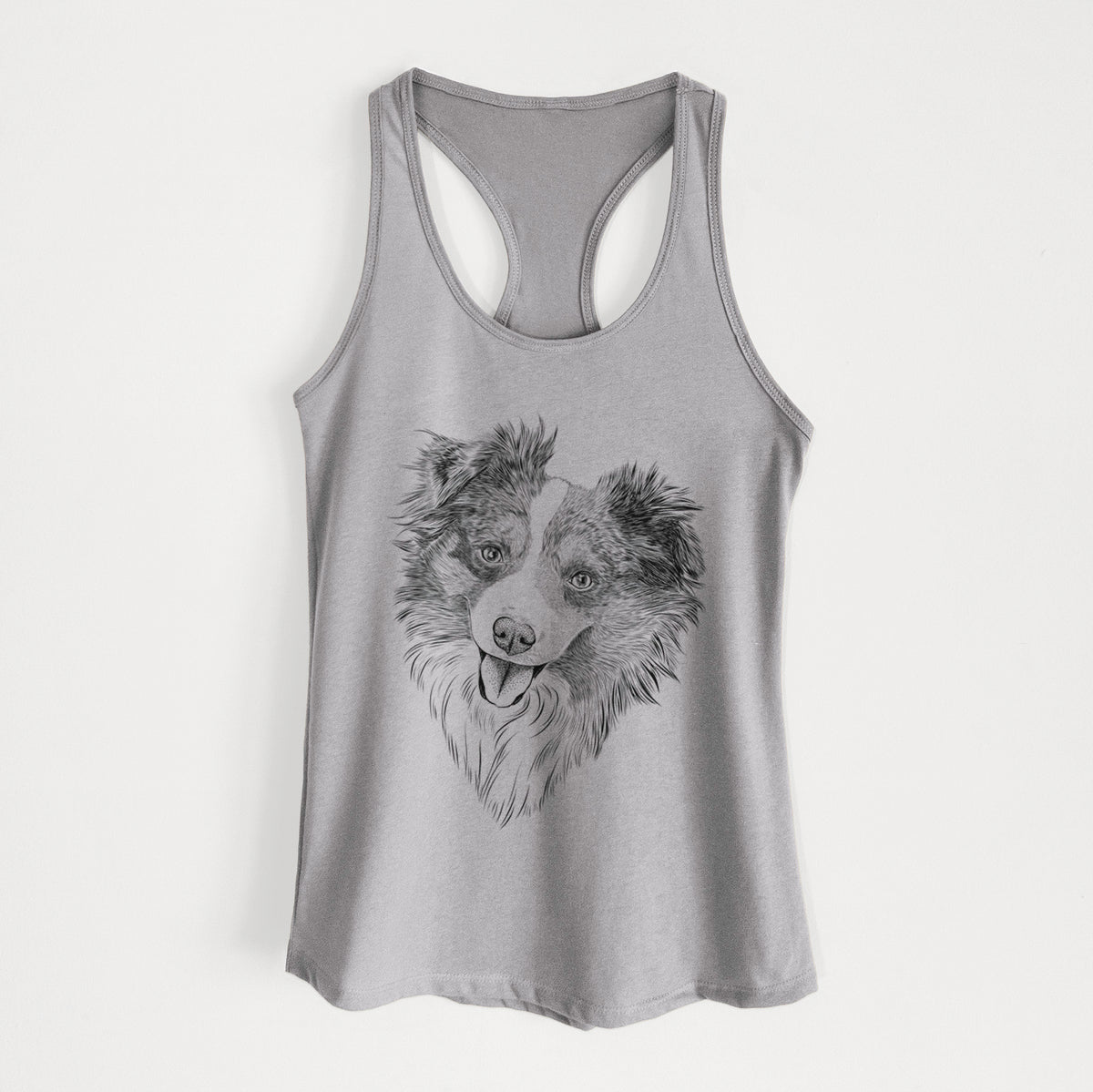 Doc the Mini Aussie - Women&#39;s Racerback Tanktop