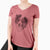 Bare Doc the Mini Aussie - Women's V-neck Shirt