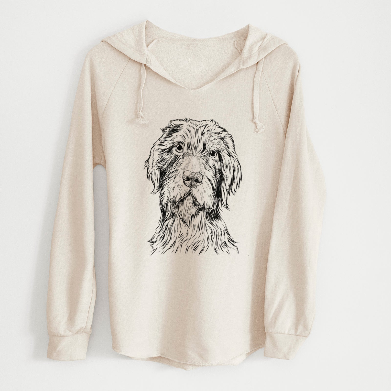 Bare Doc Holliday the Pudelpointer - Cali Wave Hooded Sweatshirt