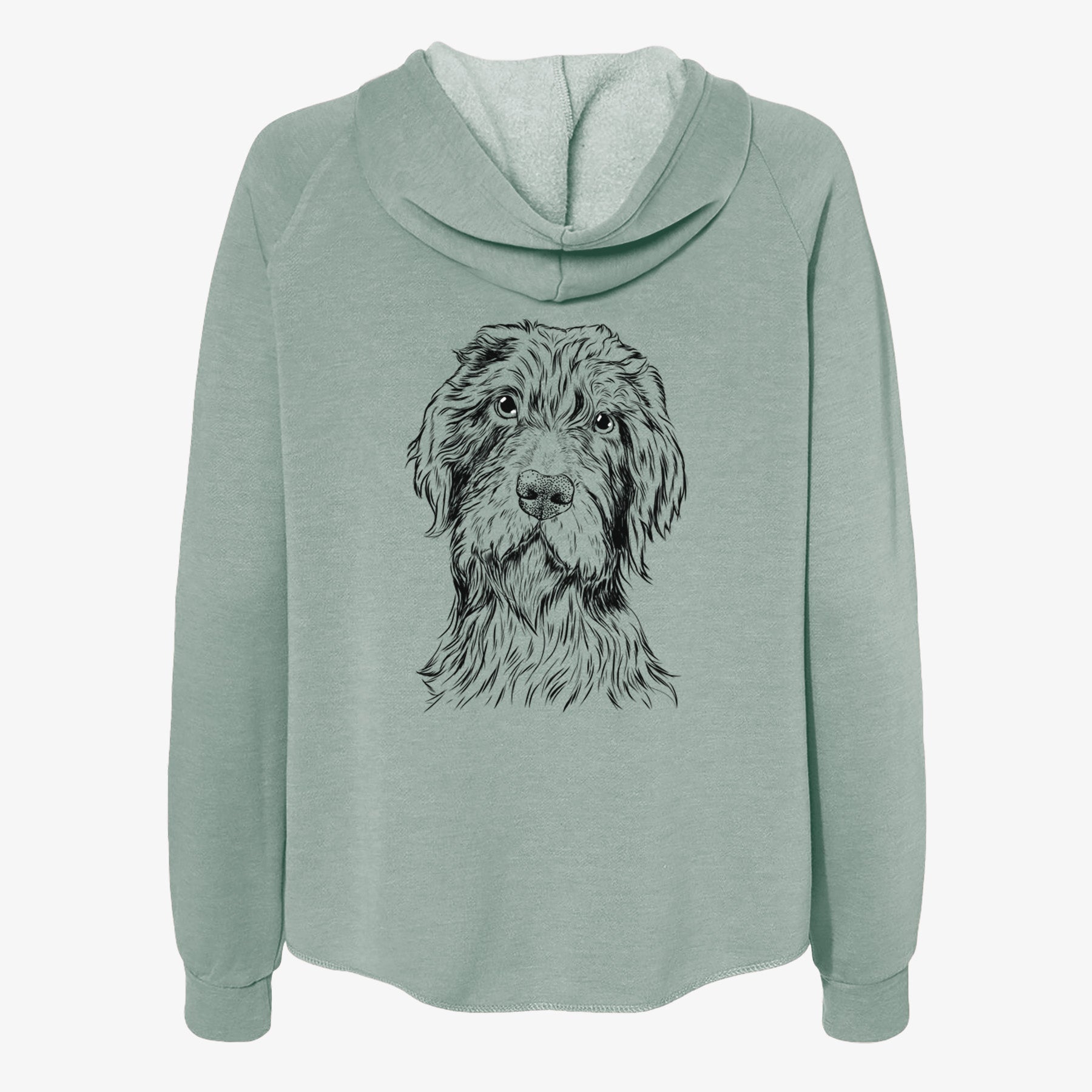 Doc Holliday the Pudelpointer - Women's Cali Wave Zip-Up Sweatshirt