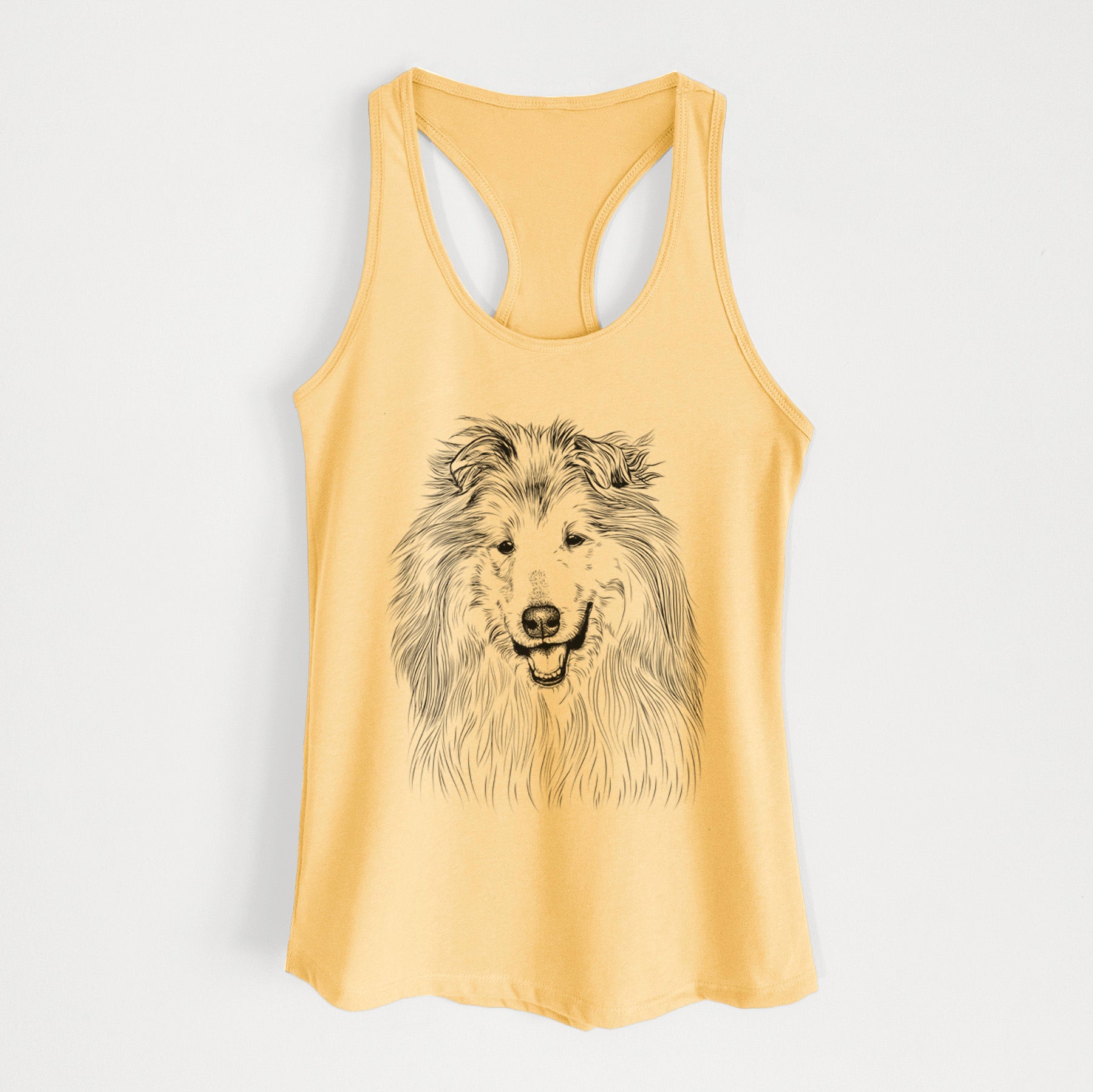 Donnan the Rough Collie - Women's Racerback Tanktop