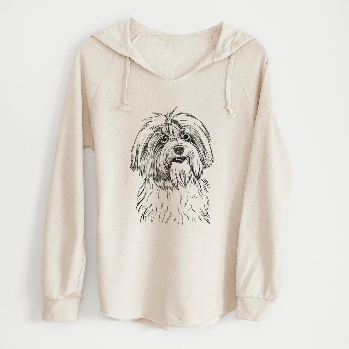 Bare Dooley the Havanese - Cali Wave Hooded Sweatshirt