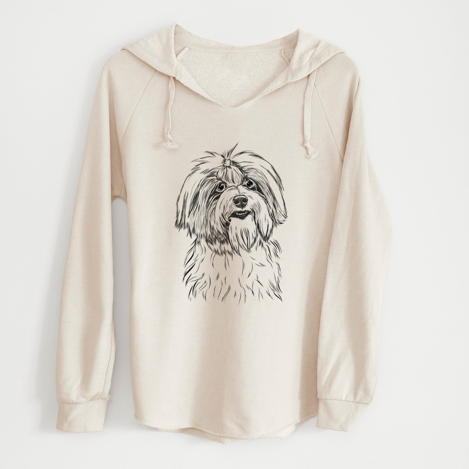 Bare Dooley the Havanese - Cali Wave Hooded Sweatshirt