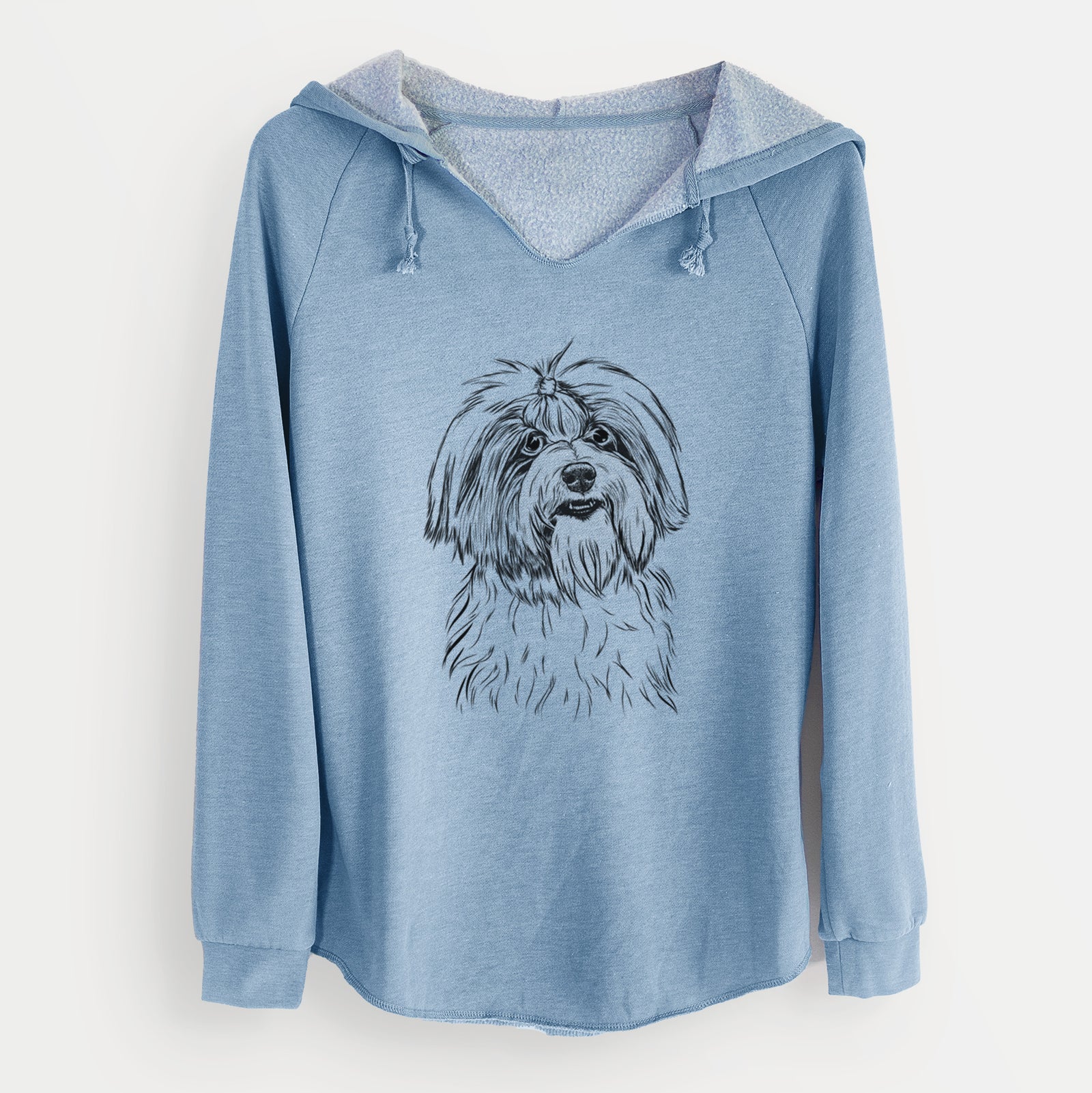 Bare Dooley the Havanese - Cali Wave Hooded Sweatshirt
