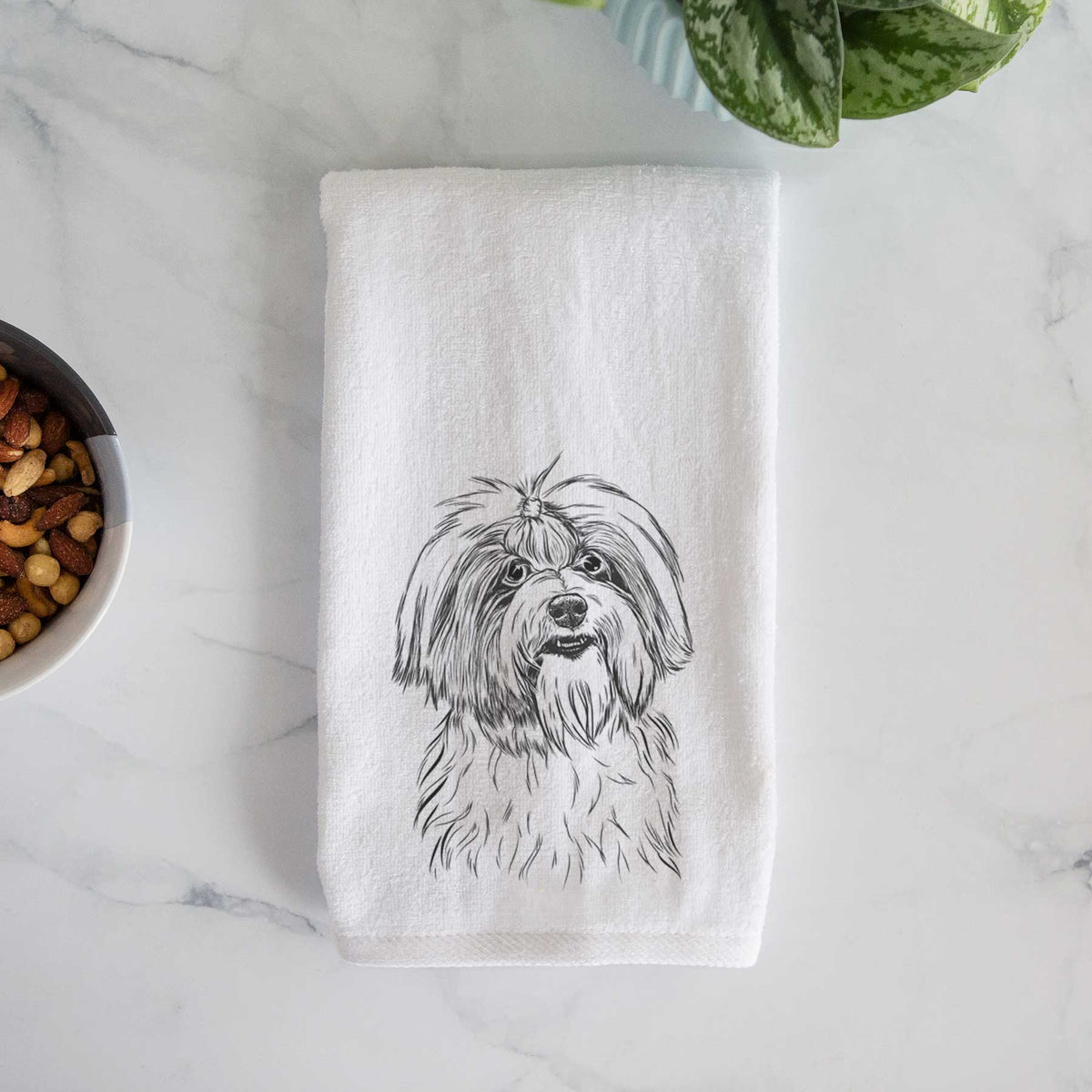 Dooley the Havanese Decorative Hand Towel
