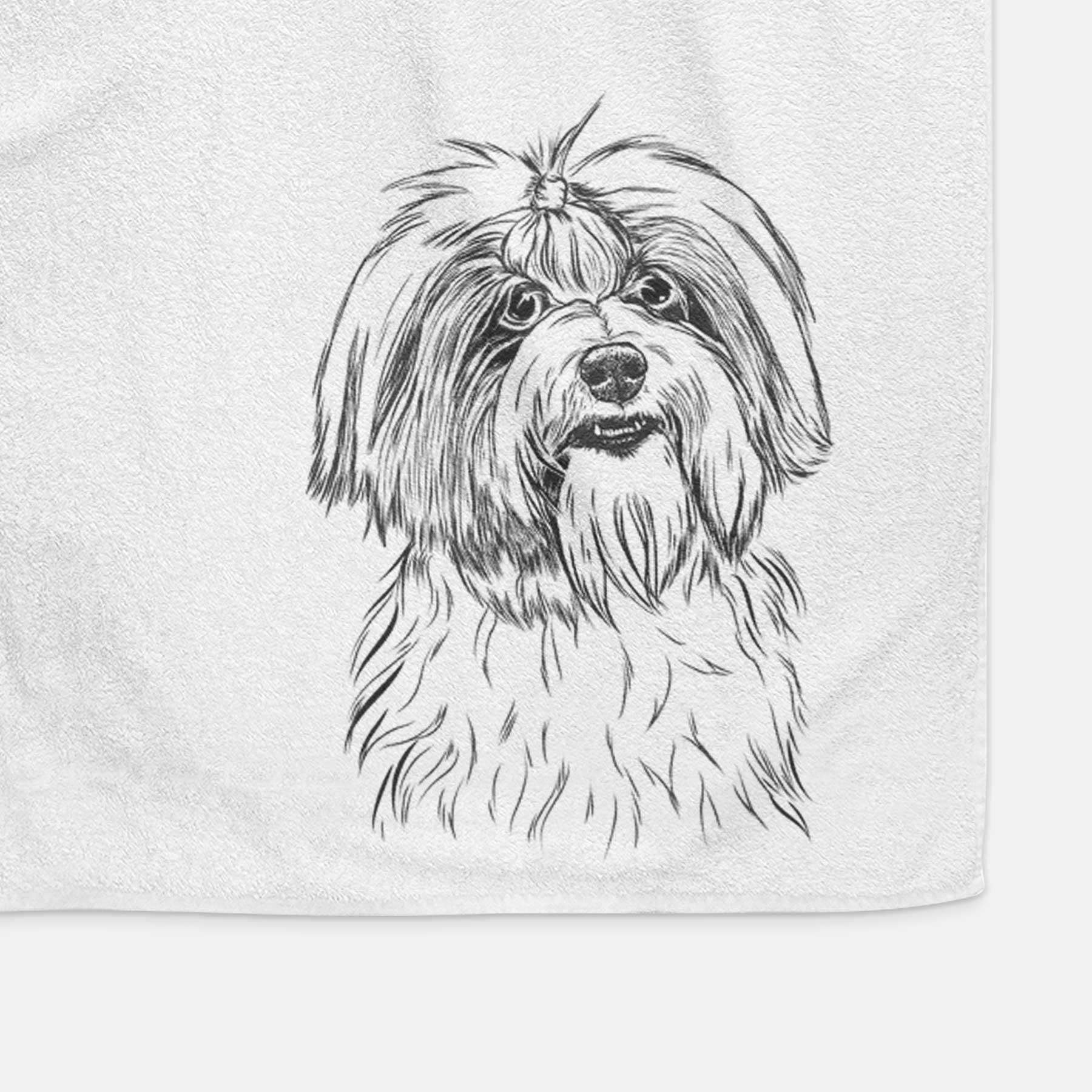 Dooley the Havanese Decorative Hand Towel