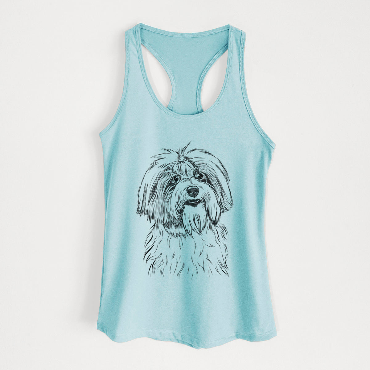 Dooley the Havanese - Women's Racerback Tanktop