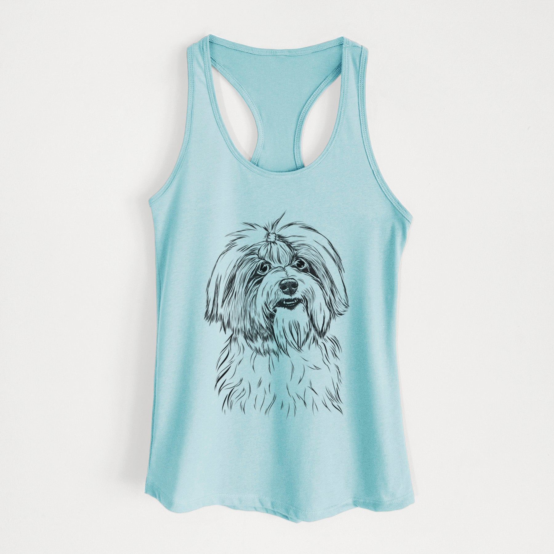 Dooley the Havanese - Women's Racerback Tanktop