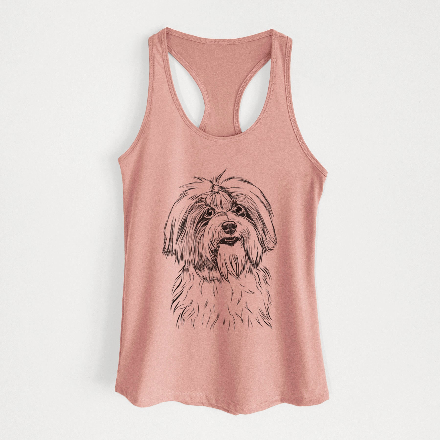 Dooley the Havanese - Women's Racerback Tanktop