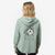 Dooley the Havanese - Women's Cali Wave Zip-Up Sweatshirt