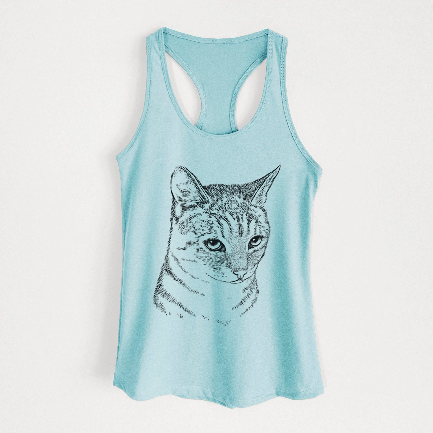 Dora the Tabby Cat - Women's Racerback Tanktop