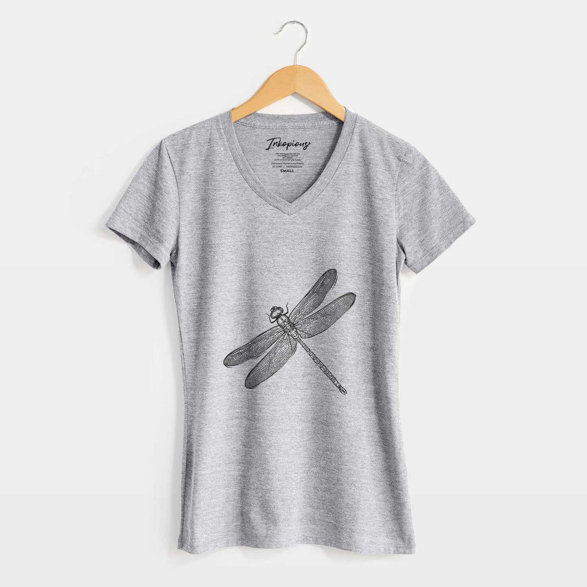 Bare Dragonfly the Dragonfly - Women's V-neck Shirt