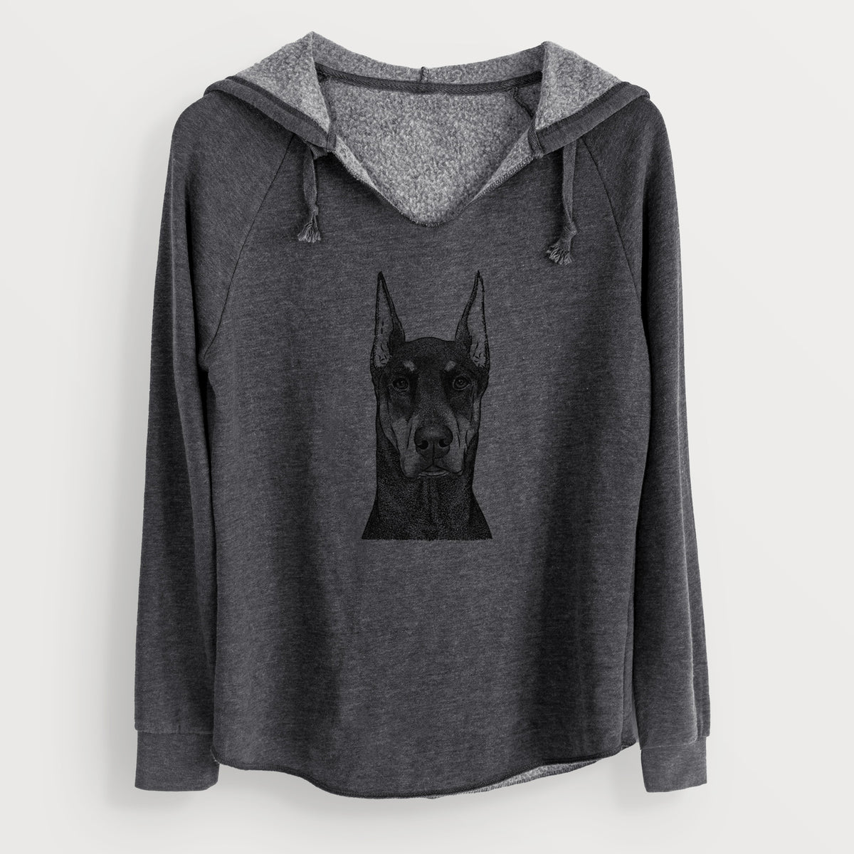 Bare Drake the Doberman Pinscher - Cali Wave Hooded Sweatshirt
