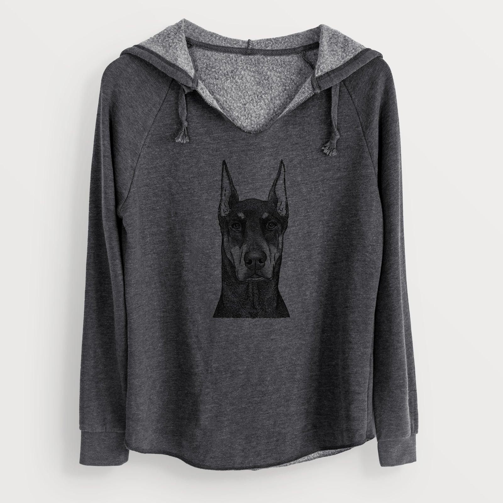 Bare Drake the Doberman Pinscher - Cali Wave Hooded Sweatshirt