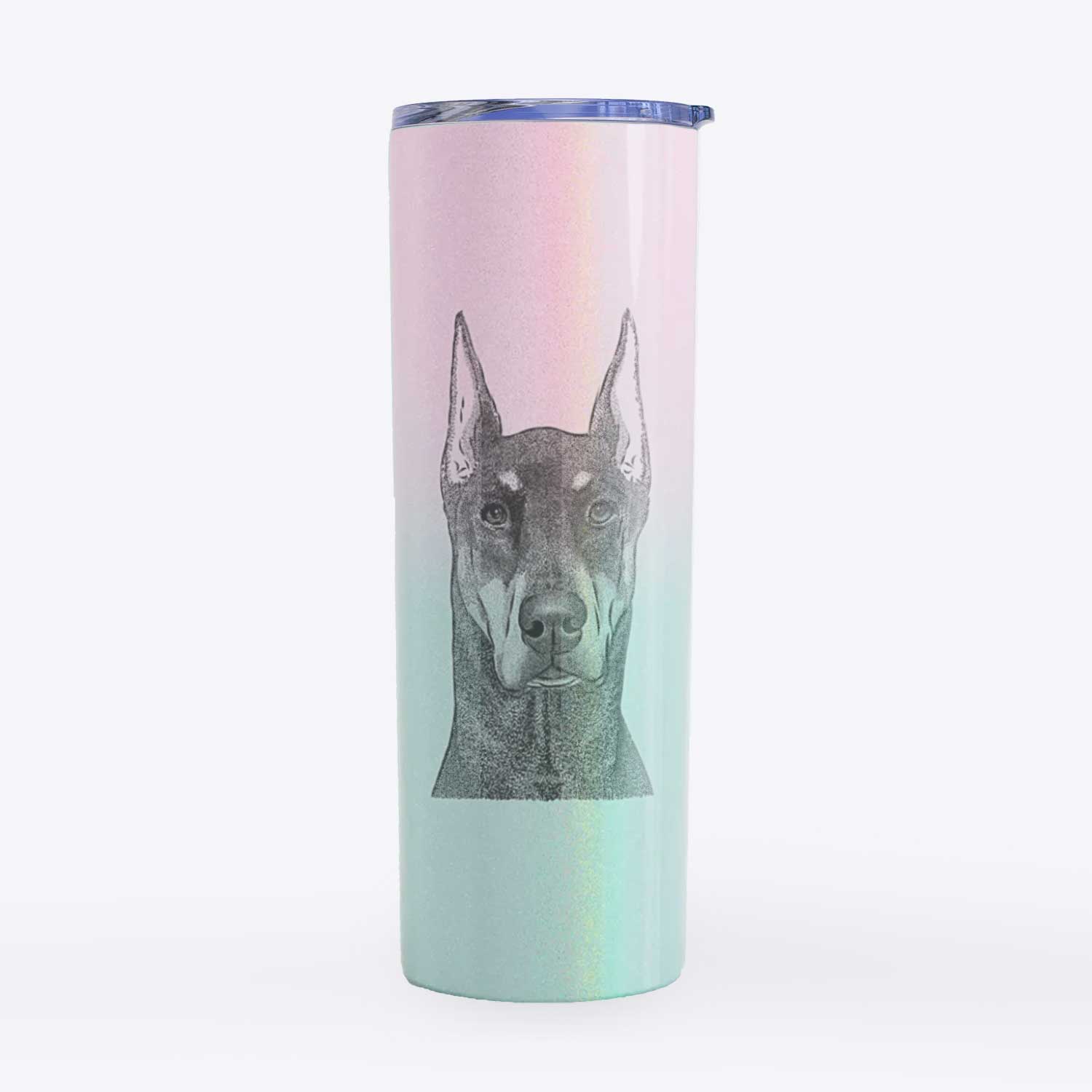 Drake the Doberman Pinscher - 20oz Skinny Tumbler