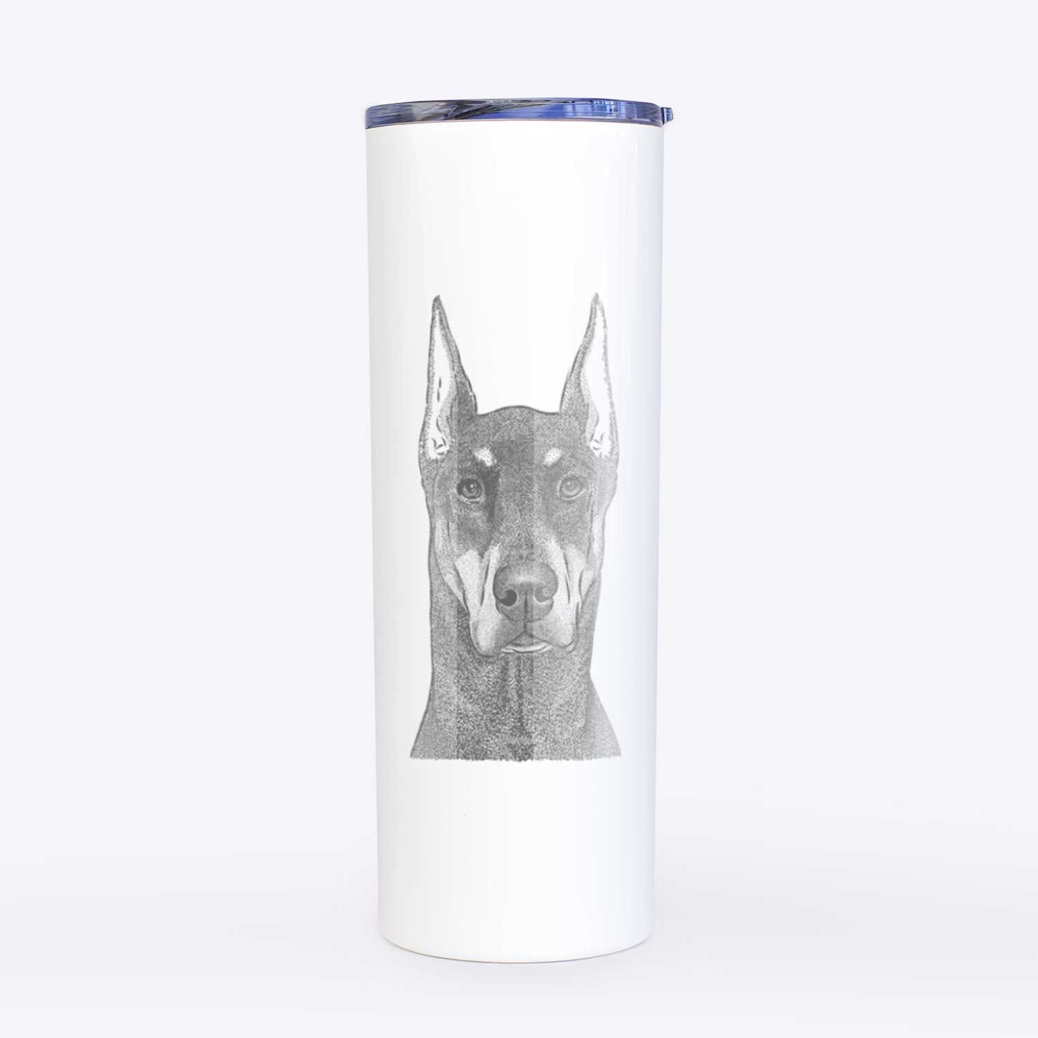 Drake the Doberman Pinscher - 20oz Skinny Tumbler