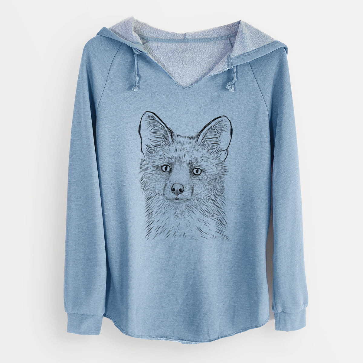 Bare Drax the Red Fox - Cali Wave Hooded Sweatshirt