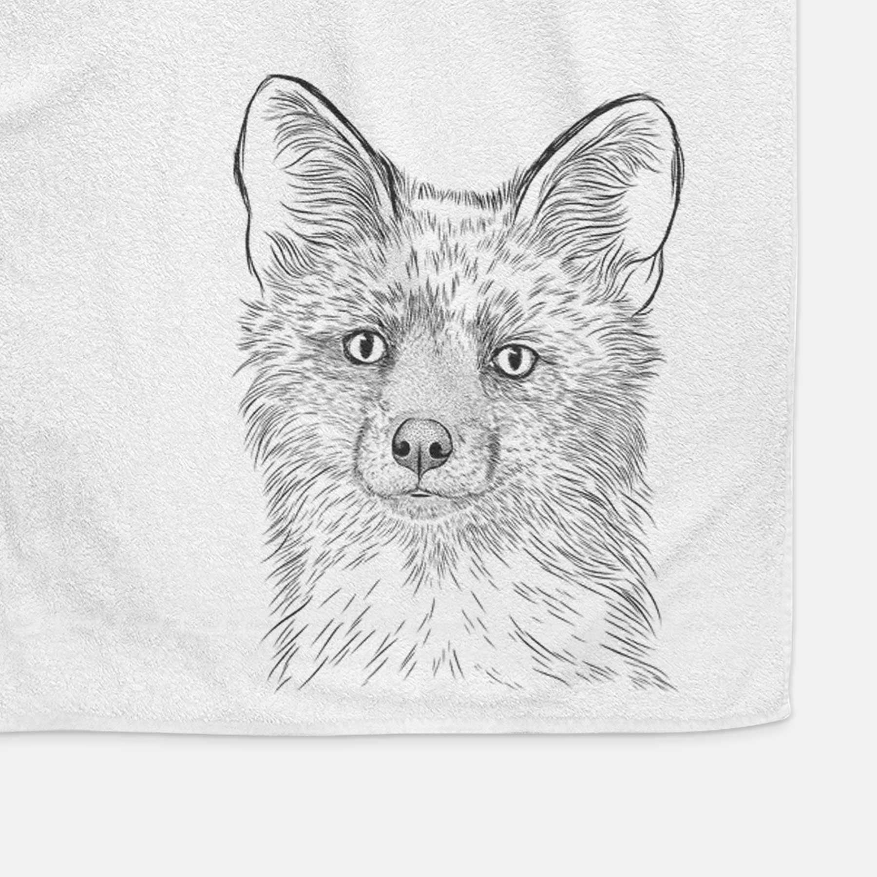 Drax the Red Fox Decorative Hand Towel