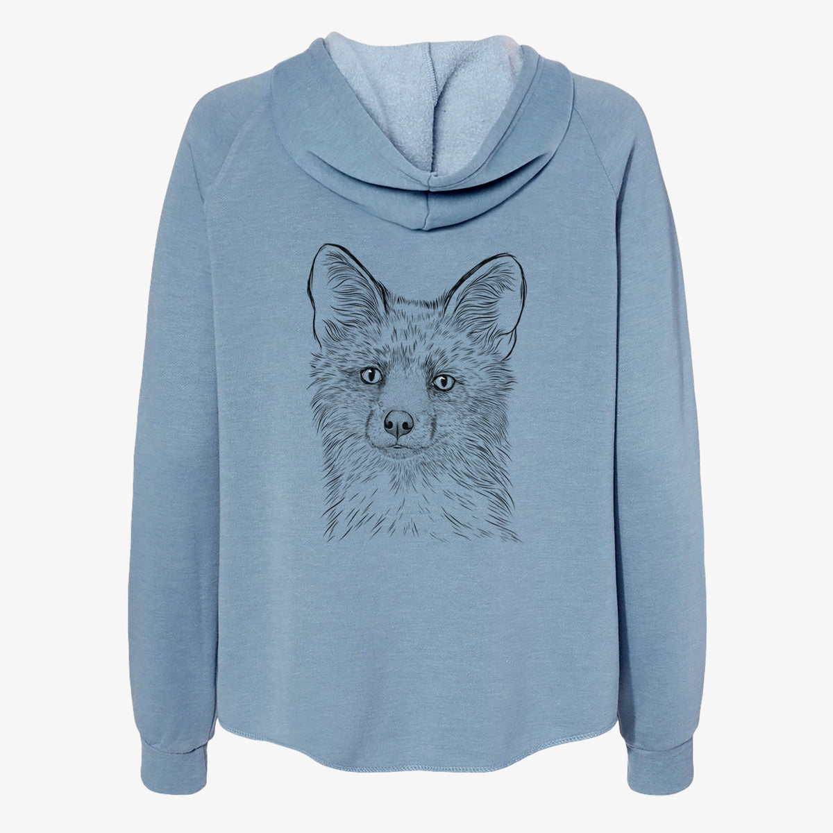 Drax the Red Fox - Women's Cali Wave Zip-Up Sweatshirt
