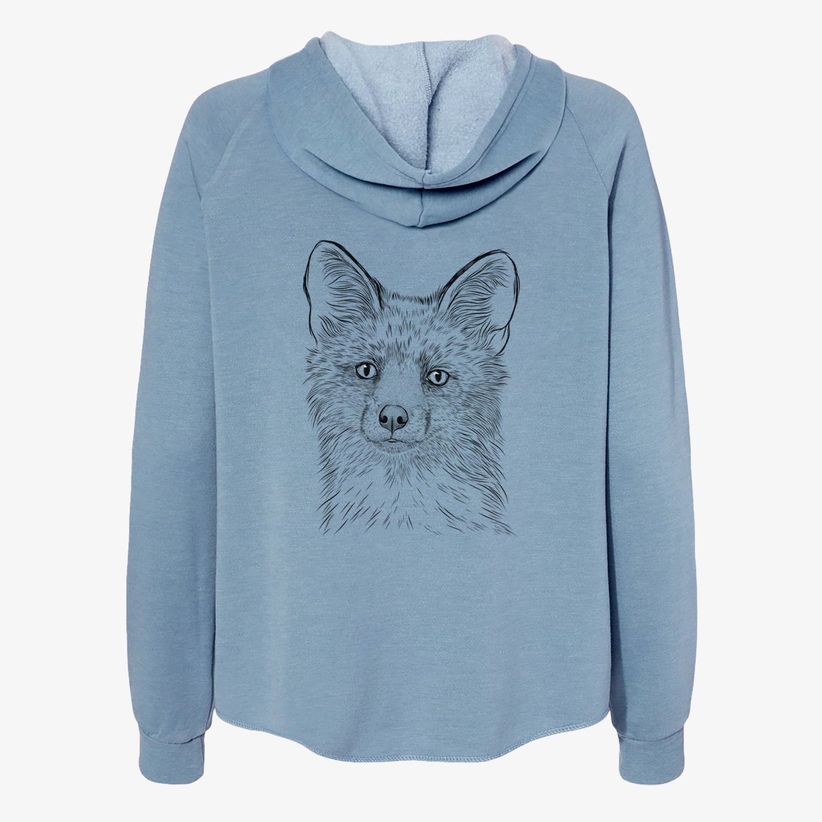 Drax the Red Fox - Women's Cali Wave Zip-Up Sweatshirt