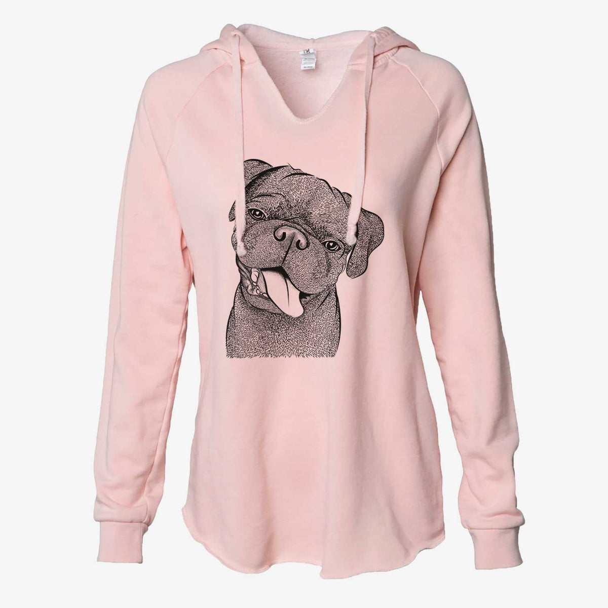 Dudley Danger the Pug - Cali Wave Hooded Sweatshirt