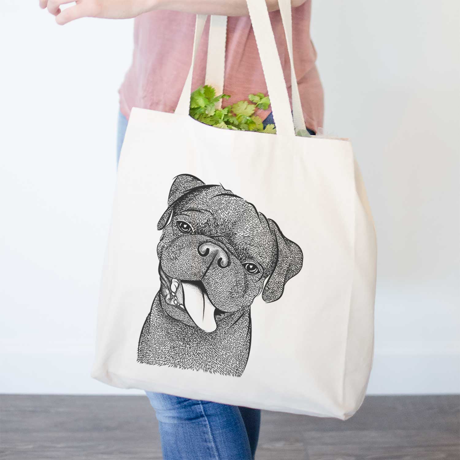 Dudley Danger the Pug - Tote Bag