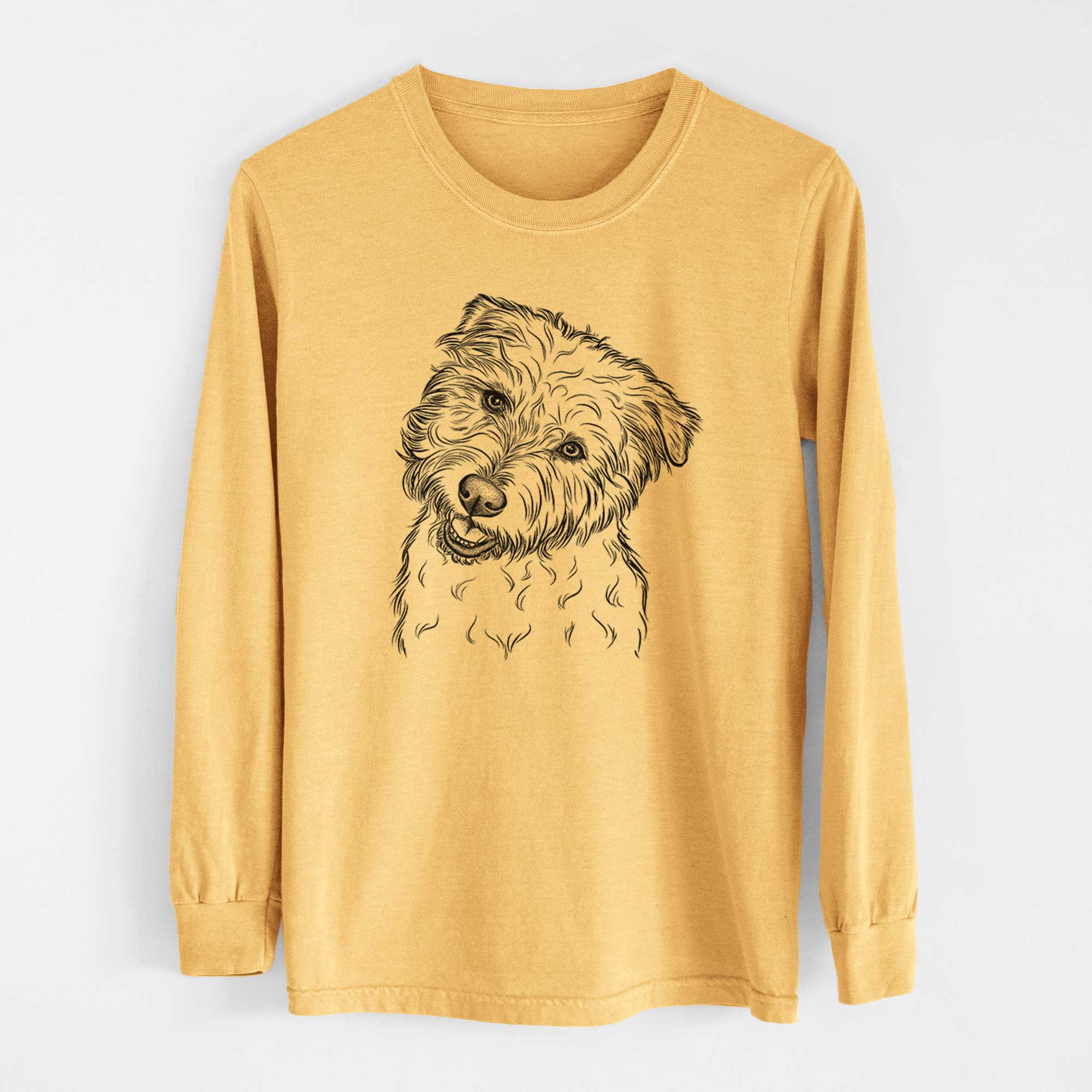 Bare Duffy the Glen of Imaal Terrier - Heavyweight 100% Cotton Long Sleeve