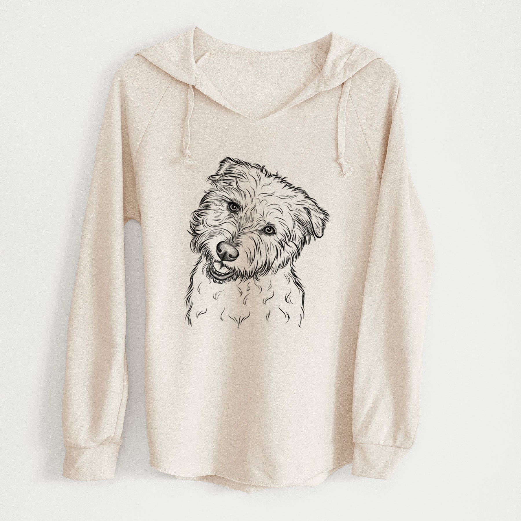 Bare Duffy the Glen of Imaal Terrier - Cali Wave Hooded Sweatshirt