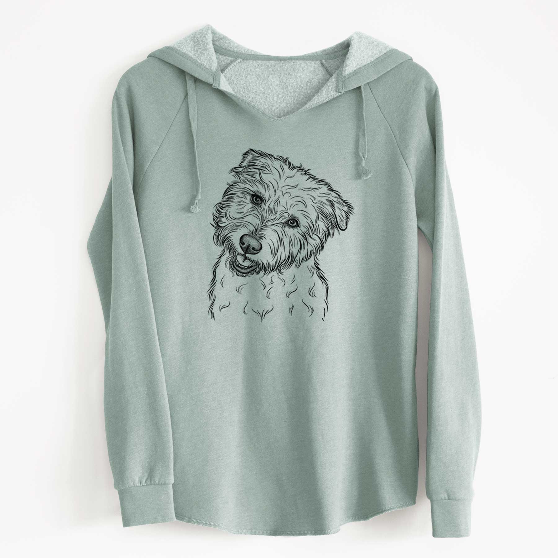 Bare Duffy the Glen of Imaal Terrier - Cali Wave Hooded Sweatshirt