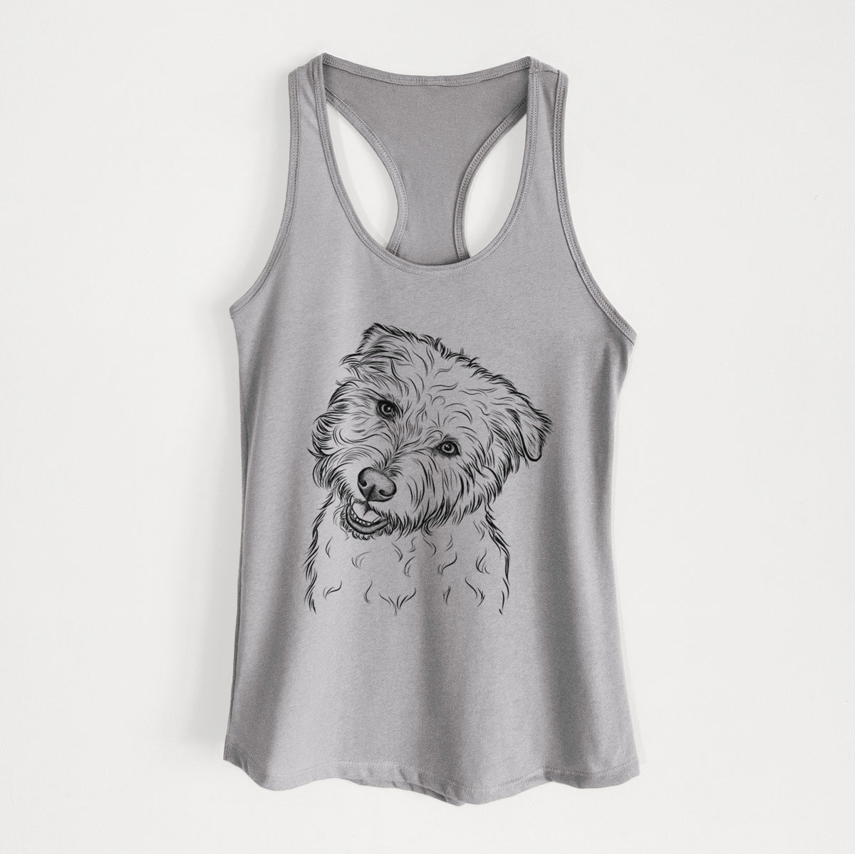 Duffy the Glen of Imaal Terrier - Women&#39;s Racerback Tanktop