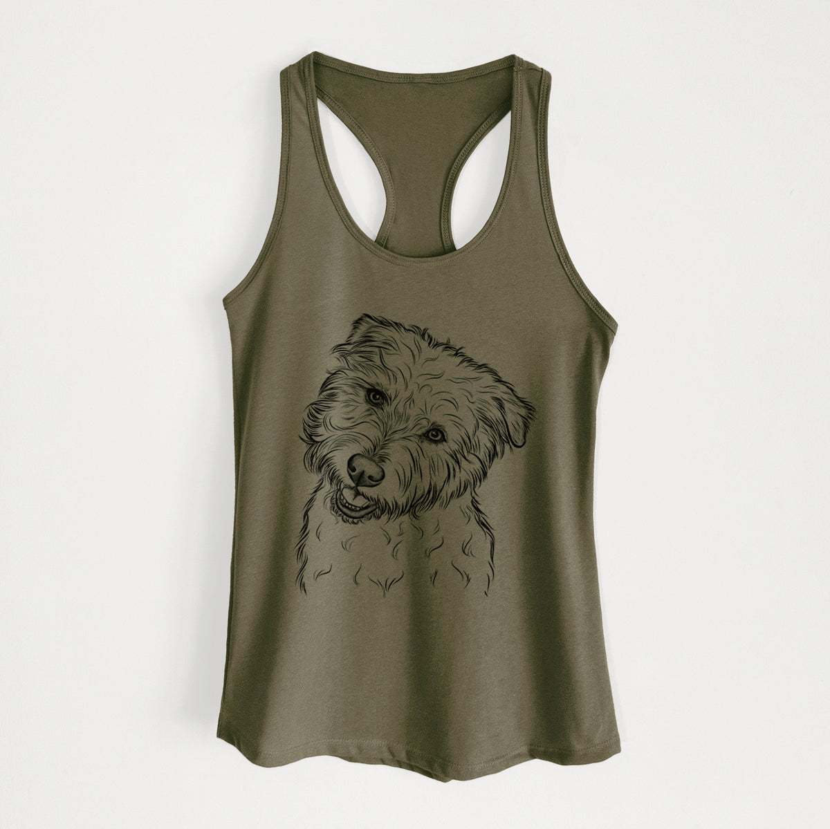 Duffy the Glen of Imaal Terrier - Women's Racerback Tanktop