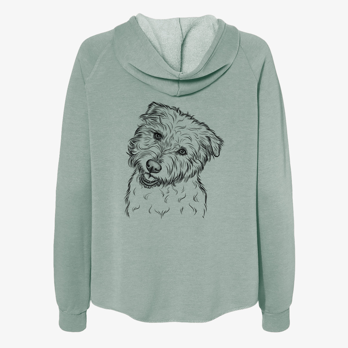 Duffy the Glen of Imaal Terrier - Women's Cali Wave Zip-Up Sweatshirt