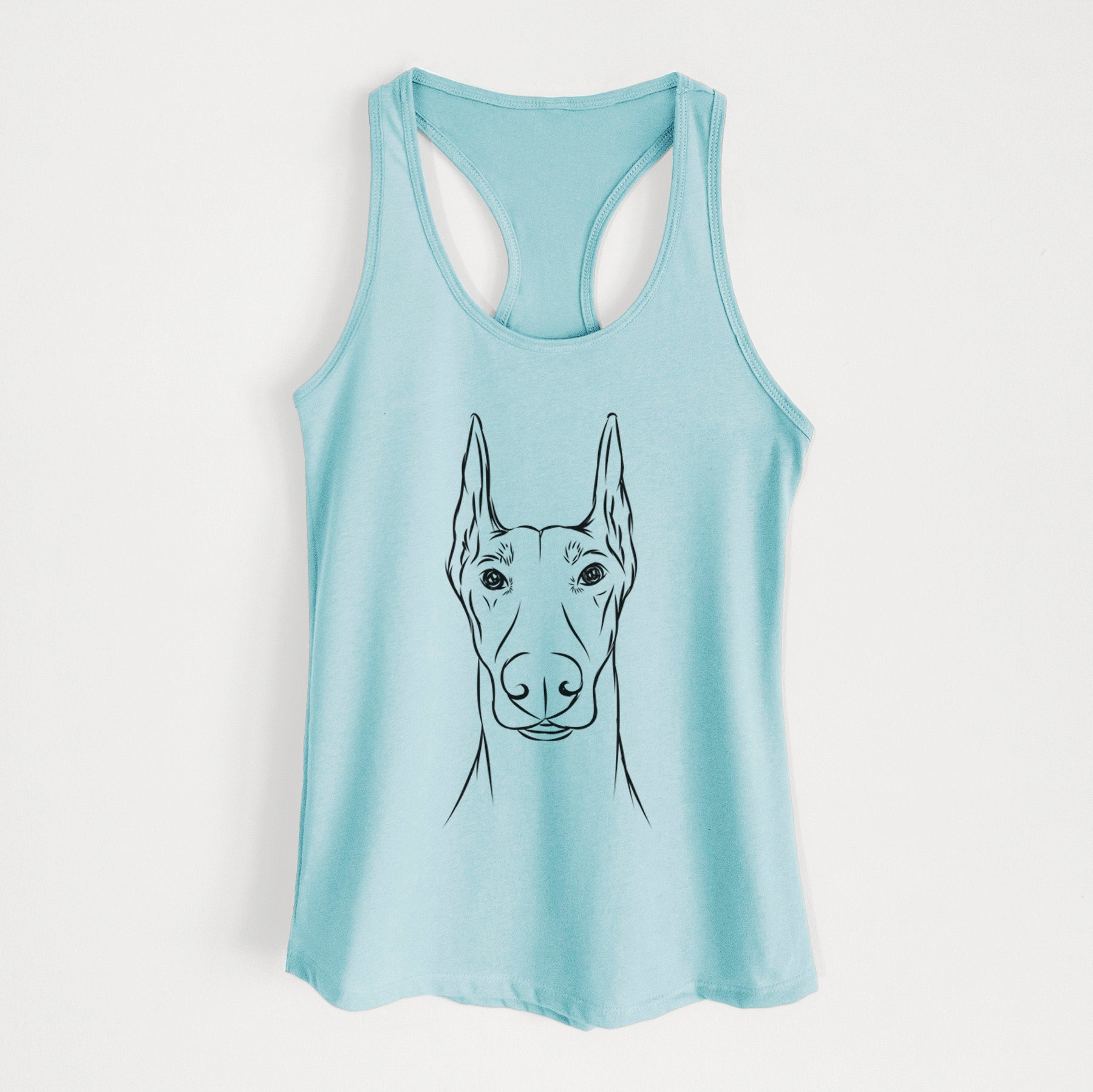 Duke the Doberman Pinscher - Women's Racerback Tanktop