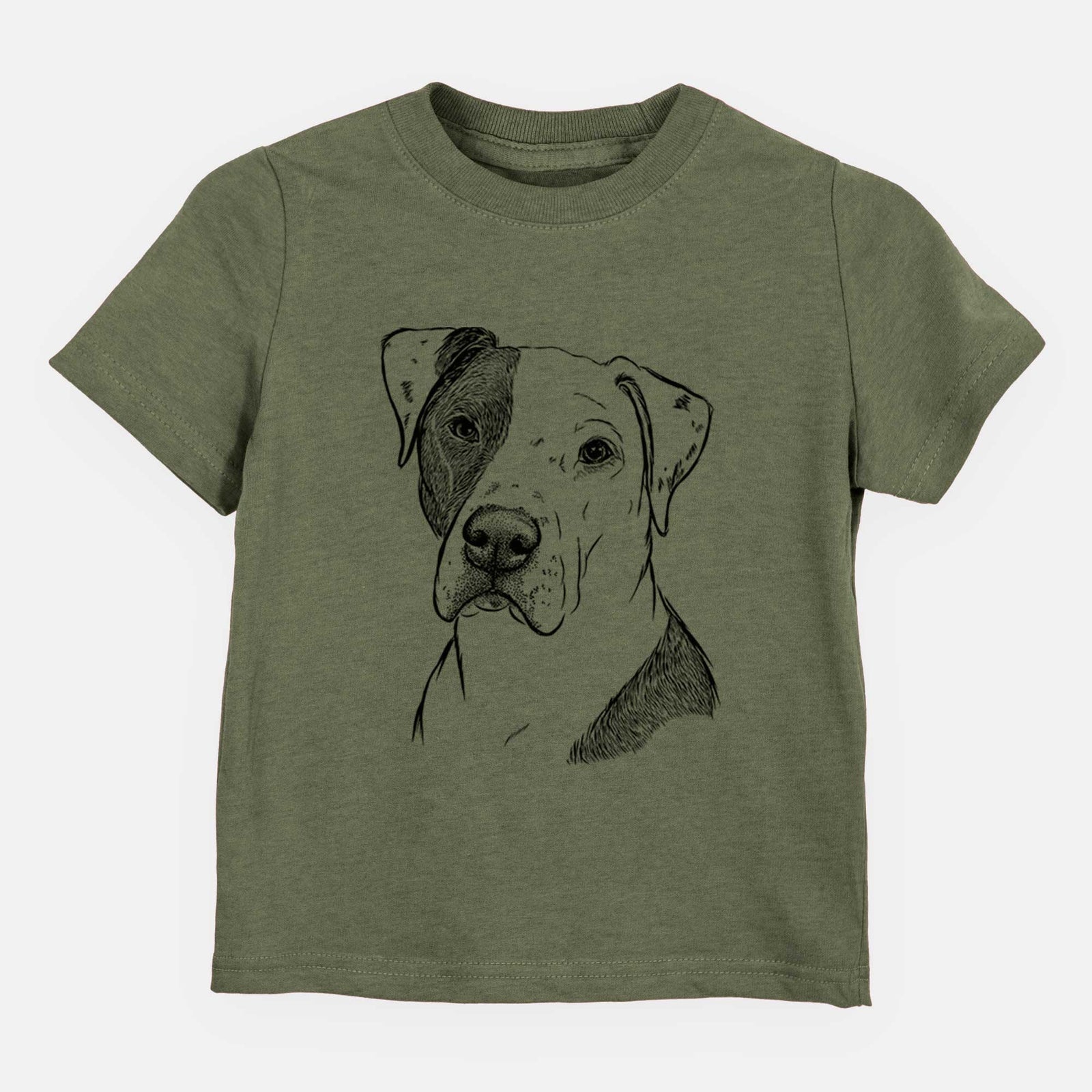 Bare Duke the American Staffordshire Terrier Mix - Kids/Youth/Toddler Shirt