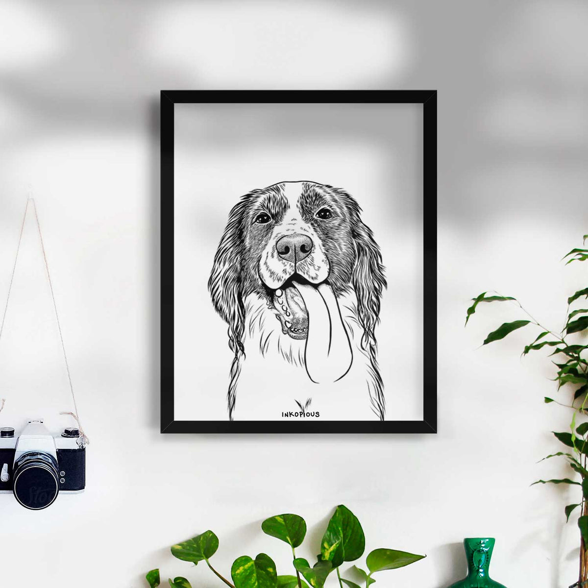 Duke the English Springer Spaniel Art Print