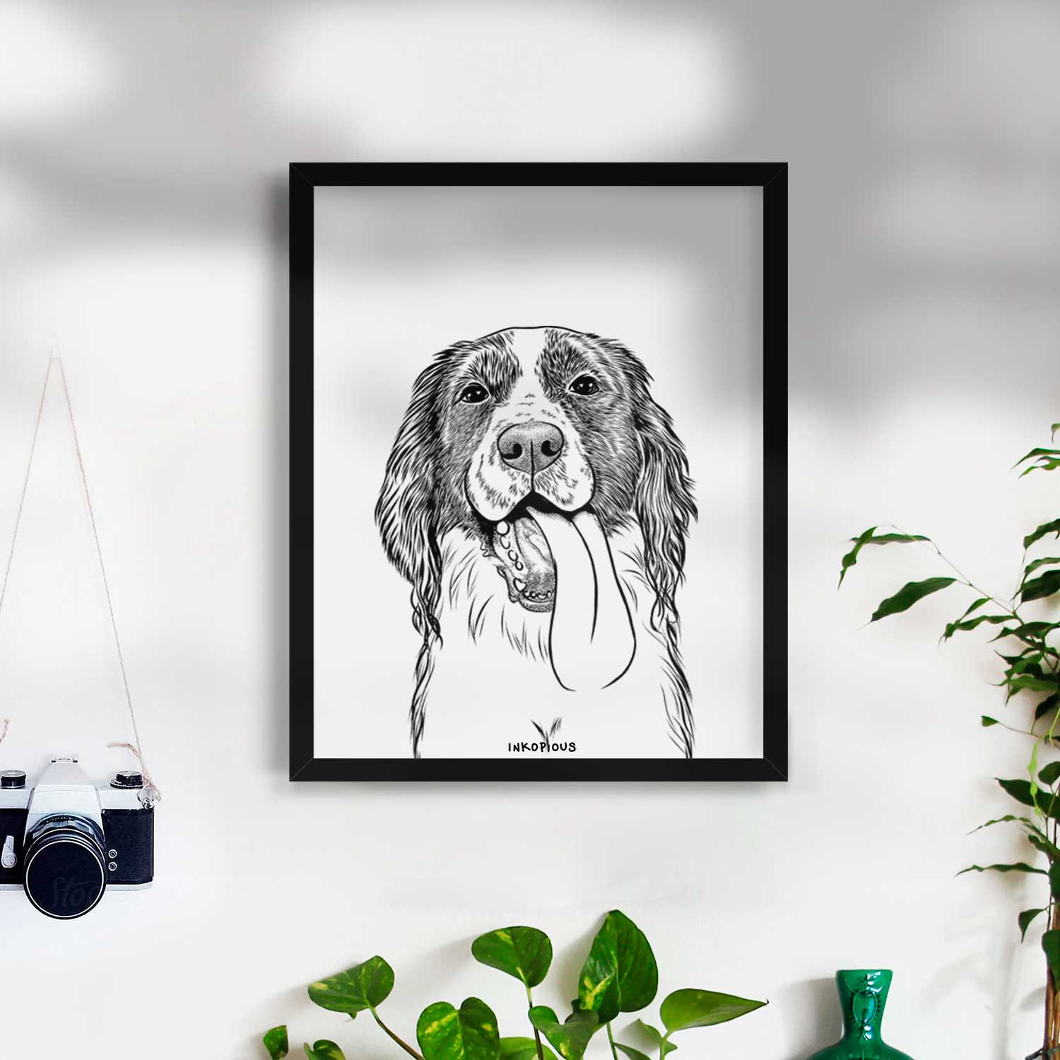 Duke the English Springer Spaniel Art Print