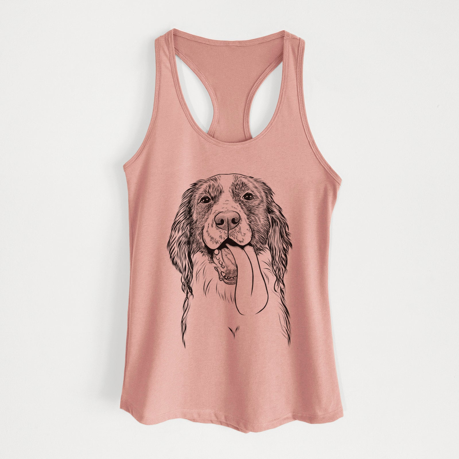 Duke the English Springer Spaniel - Women's Racerback Tanktop