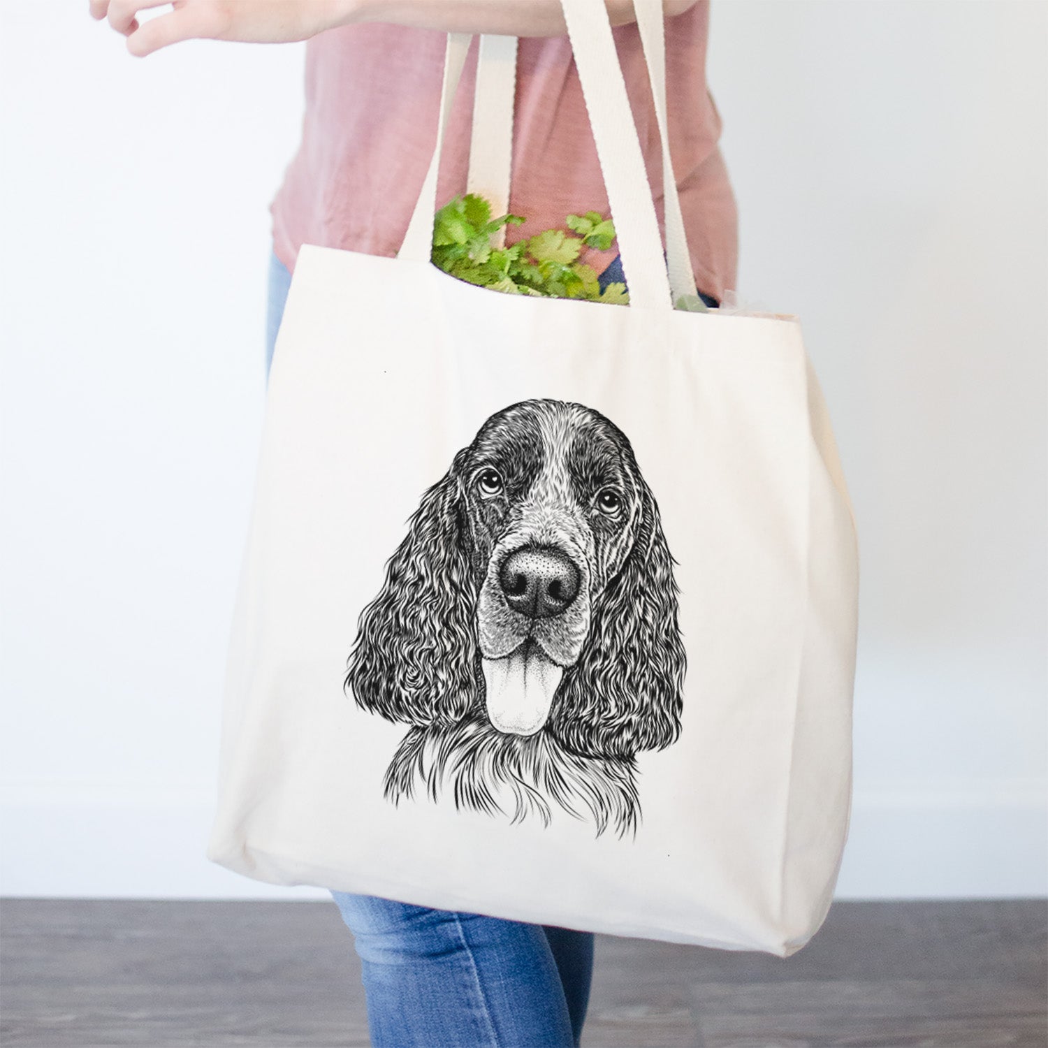 Duke the English Springer Spaniel - Tote Bag